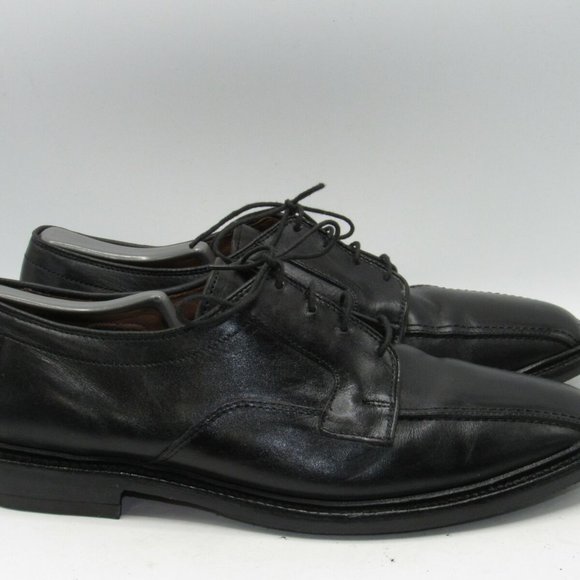 Allen Edmonds Size 10 D Black Oxfords C3A B45